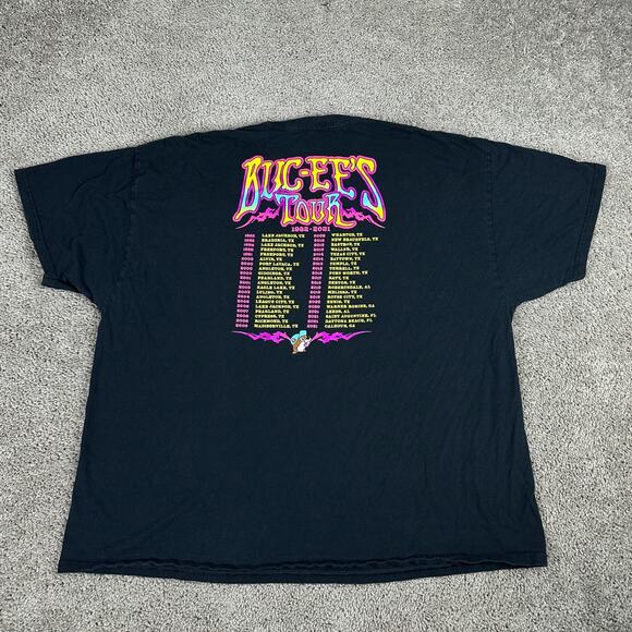 Bucees Shirt Mens 3XL Black Pink 1982-2021 Tour Short Sleeve Casual Cotton - Picture 8 of 13